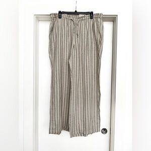 Sonoma Wide Leg Linen Pants